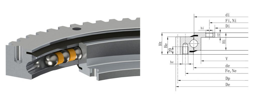 Flange Slewing Bearing