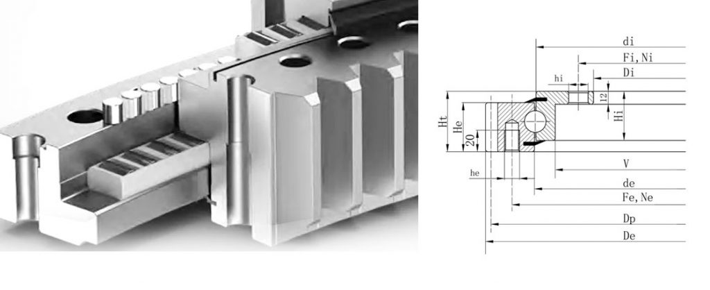 Three Row Roller Bearing